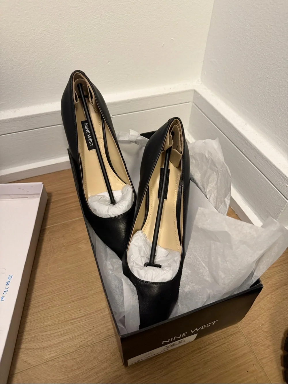 Nine West Black Arlene Pointy Toe Pumps